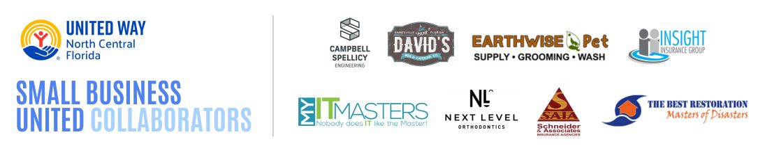 Collage of Small Business United Collaborator logos
