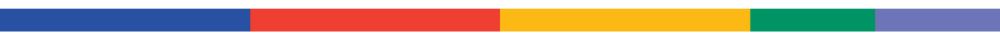 Page divider in alternating colors of blue, red, yellow, green, and purple