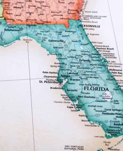 Statewide map of Florida