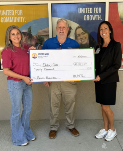 Photo of United Way and Elder Care staff